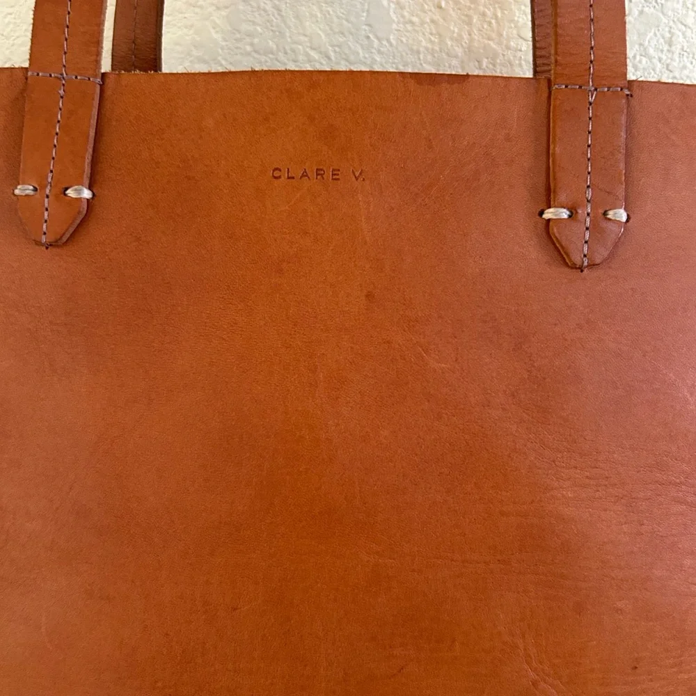 Clare V Leather Suki Tote bag - Picture 6 of 12